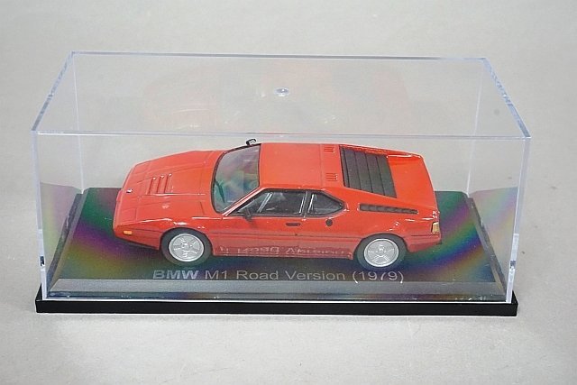 アシェット 1/43 BMW M1 Road Version 1979 レッド 国産名車コレクション ※外箱等欠品_画像7