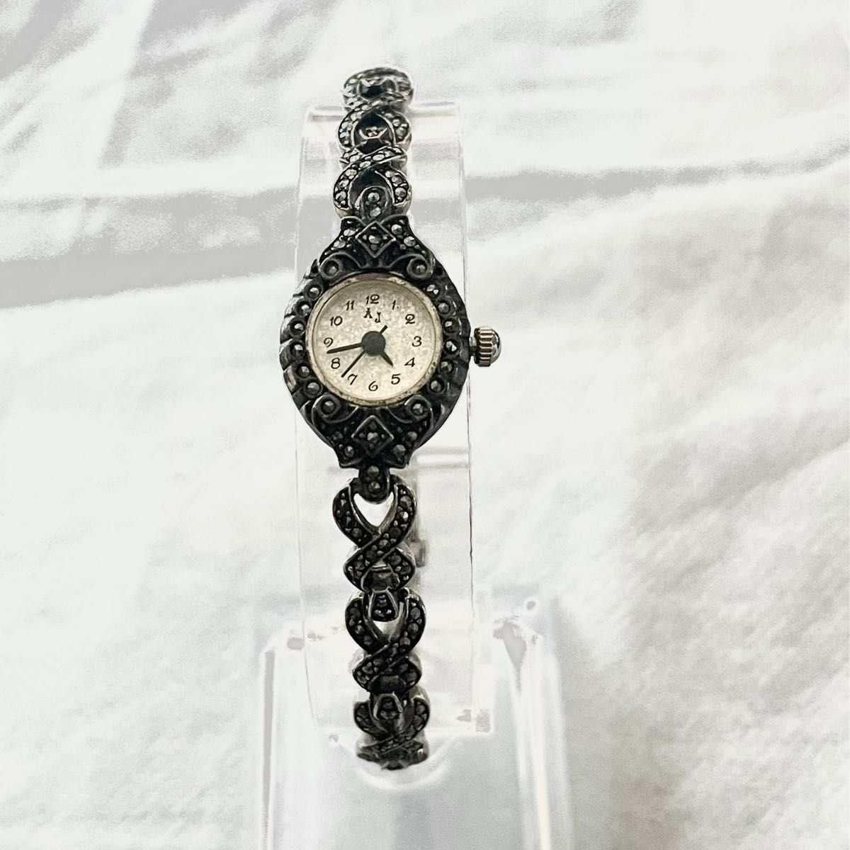稼働 良品 AJ 腕時計 レディース スターリングシルバー 銀時計 稼働 良品 AJ 腕時計 レディース スターリングシルバー 銀時計