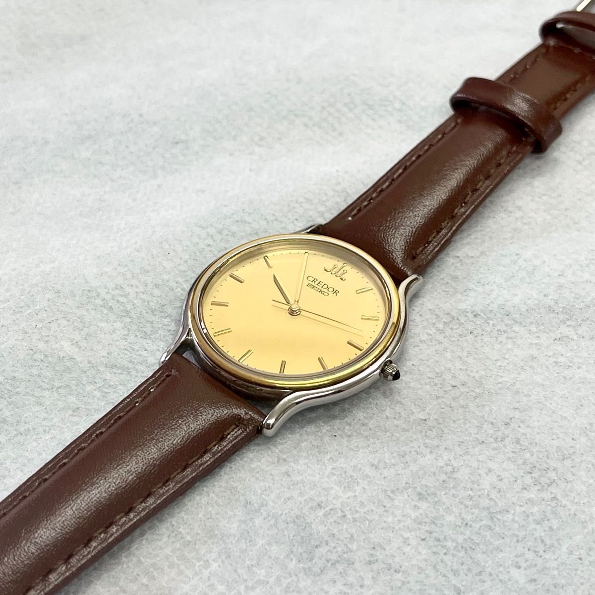 稼働 超美品 クレドール メンズ 腕時計 CREDOR SEIKO ゴールド 稼働 超美品 クレドール メンズ 腕時計 CREDOR SEIKO ゴールド