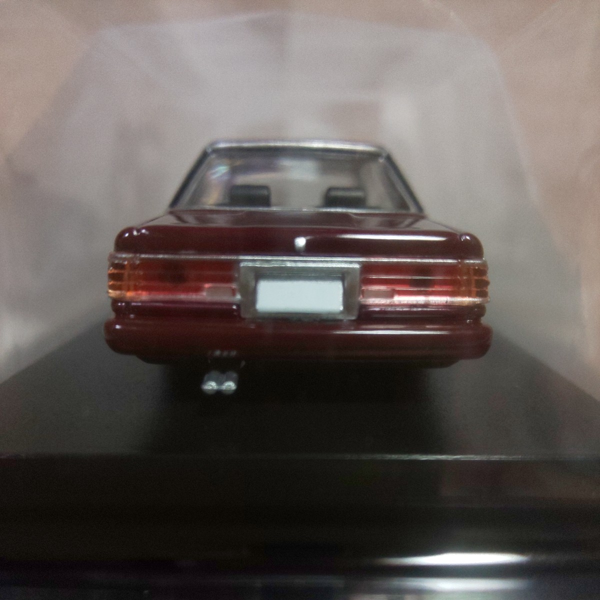 GX71 Aoshima 1/64gla tea n no. 12.71 Mark Ⅱ 1987 year ② tea color Long Champ manner Brown old car association high speed have lead latter term type 