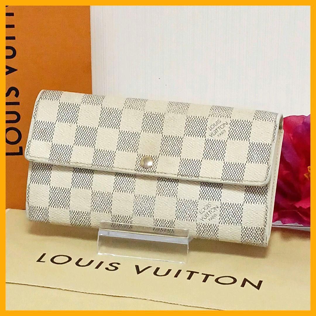 良品】LOUIS VUITTON ルイヴィトン ポルトフォイユサラ ダミエ