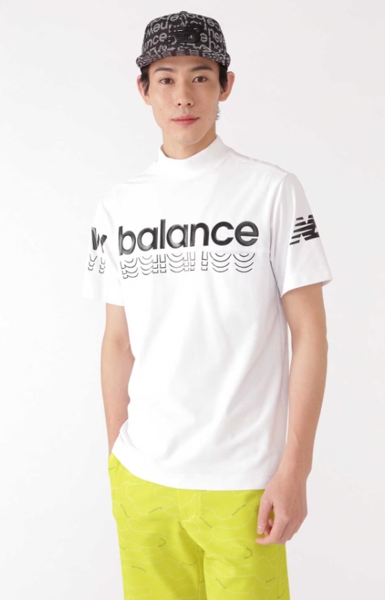 即決新品 New Balance GOLF メンズ半袖モックネックシャツ ホワイト 6サイズ XLサイズ相当 ニューバランス ゴルフ｜PayPayフリマ