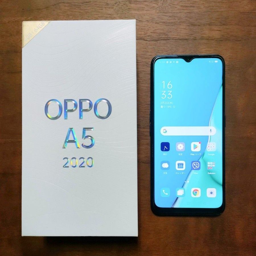 OPPO A5 2020 ブルー 64 GB モバイル - 携帯電話