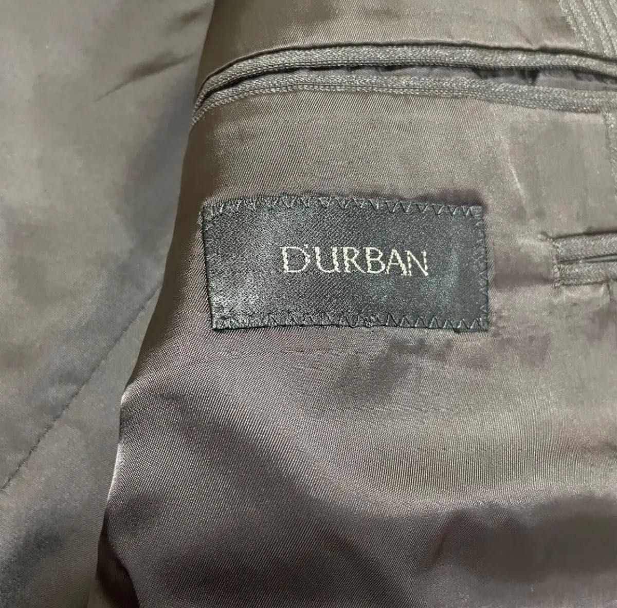 D'URBAN ダーバン セットアップ ブラウン フォーマル スーツ ウール100
