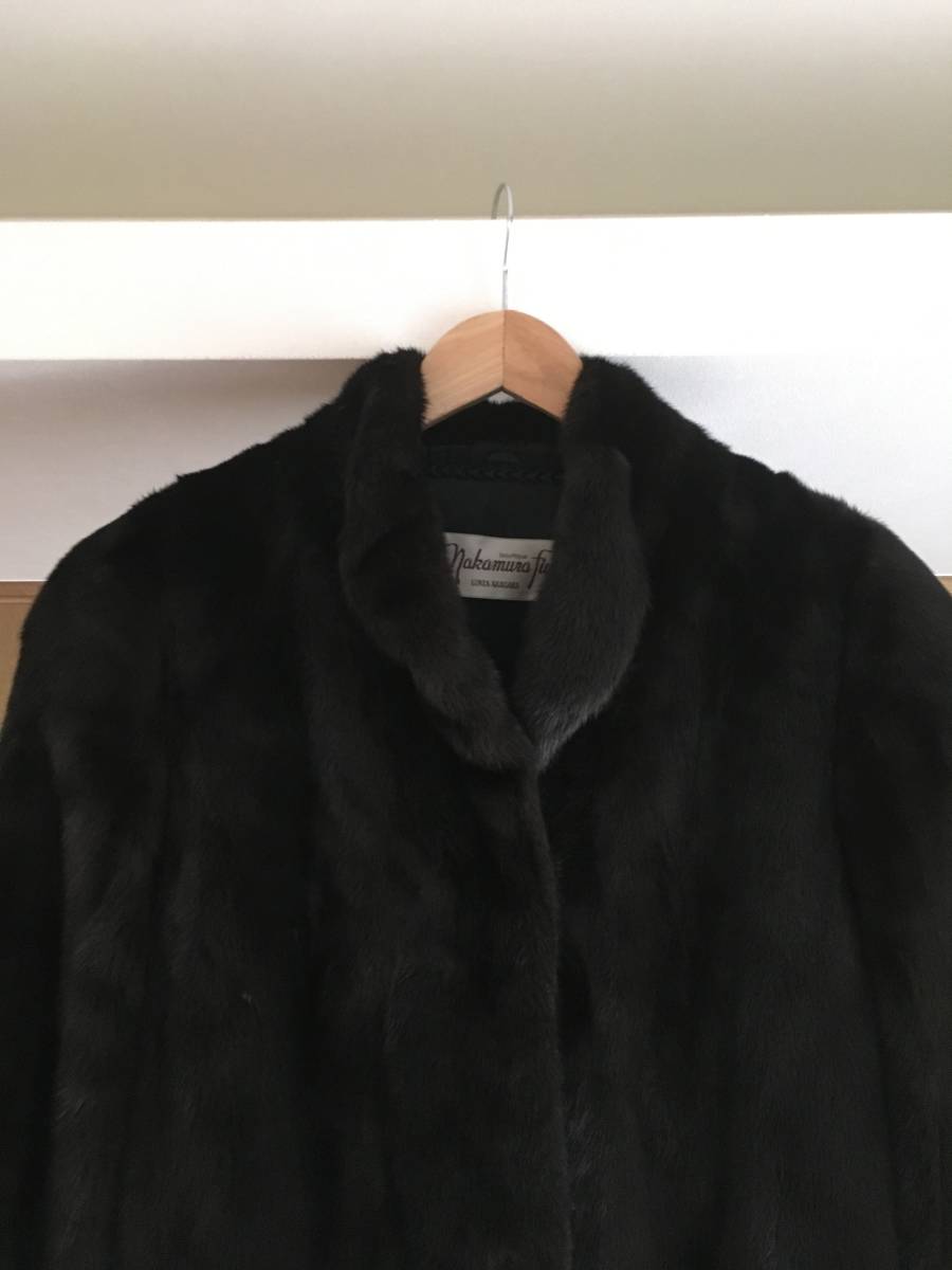 美品 ナカムラ ファー nakamura fur BLACKGLAMA ブラックグラマ ミンク