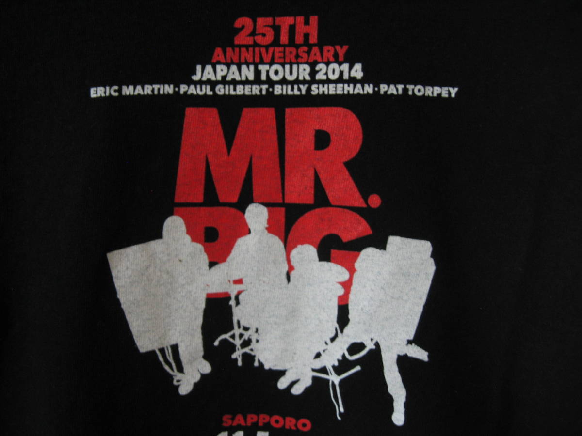 MR.BIG JAPAN TOUR 2014 日本公演 全国ツアー Tシャツ Sサイズ ブラック GILDAN オフィシャル_画像8