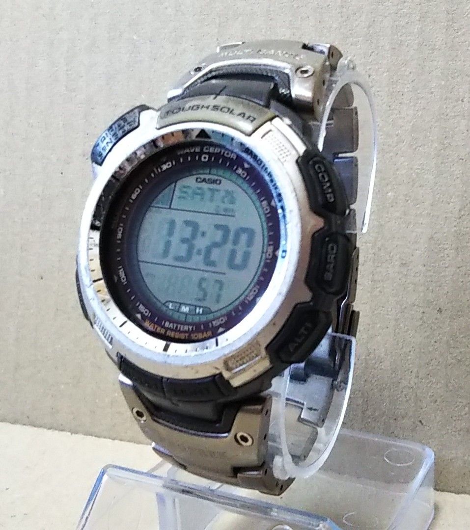 電池新品 CASIO PROTREK PRW-1300TJ 電波 ソーラー デジタル 電池新品 CASIO PROTREK PRW-1300TJ 電波 ソーラー デジタル