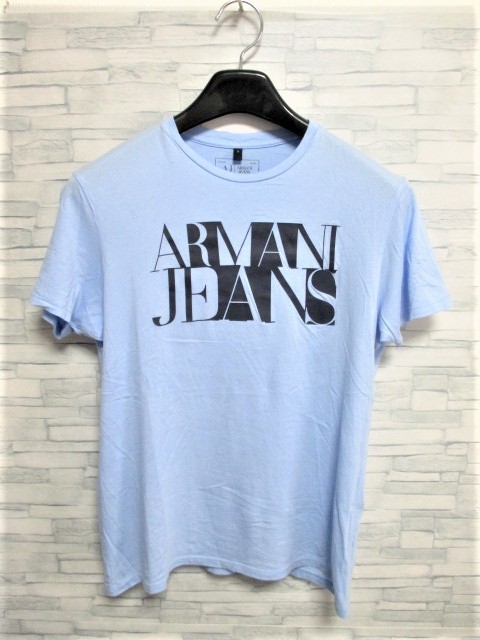 ☆ARMANI JEANS アルマーニジーンズ プリント ロゴ Tシャツ 半袖/メンズ/S☆新作モデル