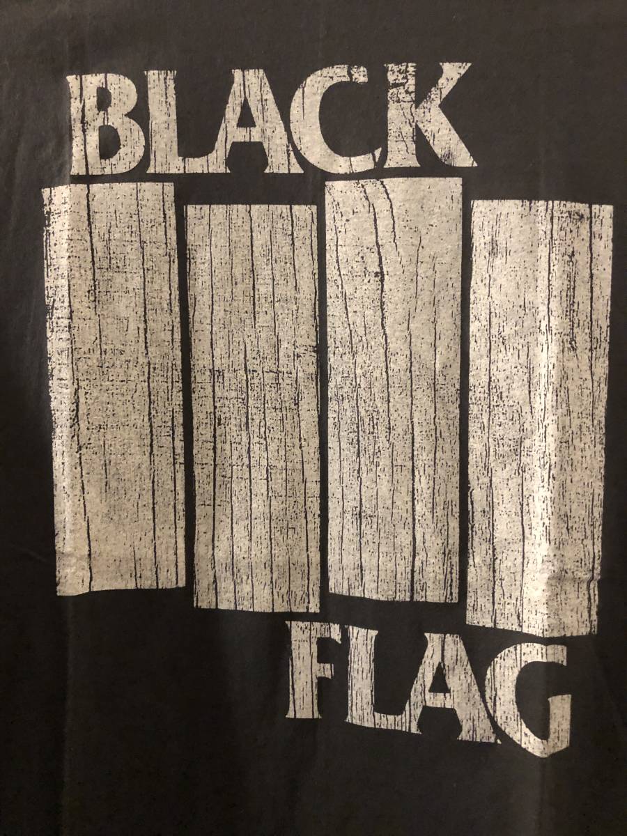 新品★ブラックフラッグ　ビンテージスタイル　Tシャツ【XL】★ハードコア/パンクロックバンド/アナーキスト/BLACK FLAG_画像2
