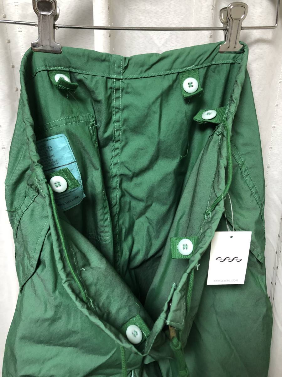 FIFTH GENERAL STORE Over-dyed U.S Army Snow Pants dead stock 90’s パンツ green  緑 グリーン xxl xl