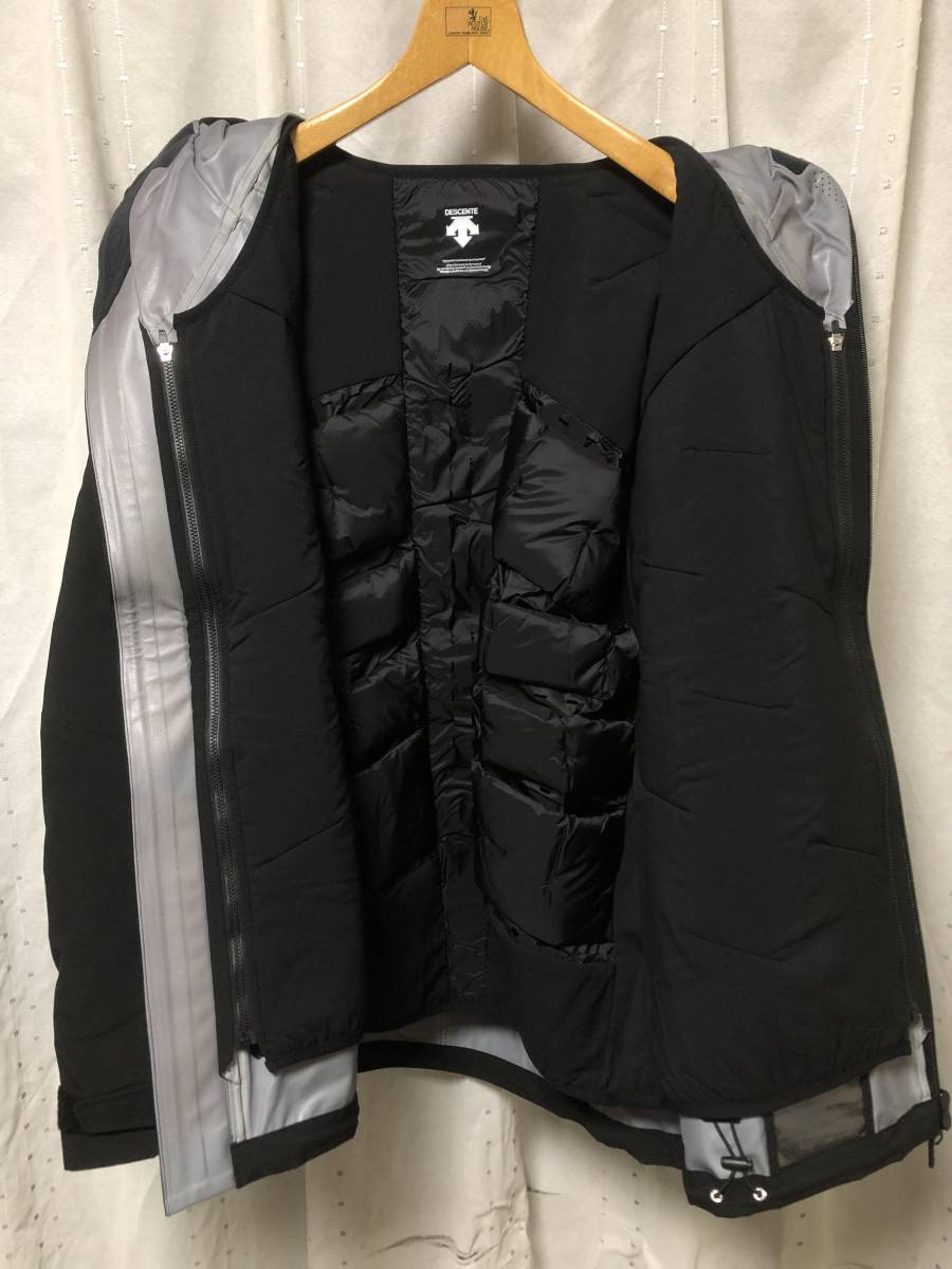 新品 DESCENTE S.I.O 3D-INSULATOR JACKET BLACK O 定価82,500円 2021年モデル デサント ハイスペック マウンテンパーカー xl ライナー付