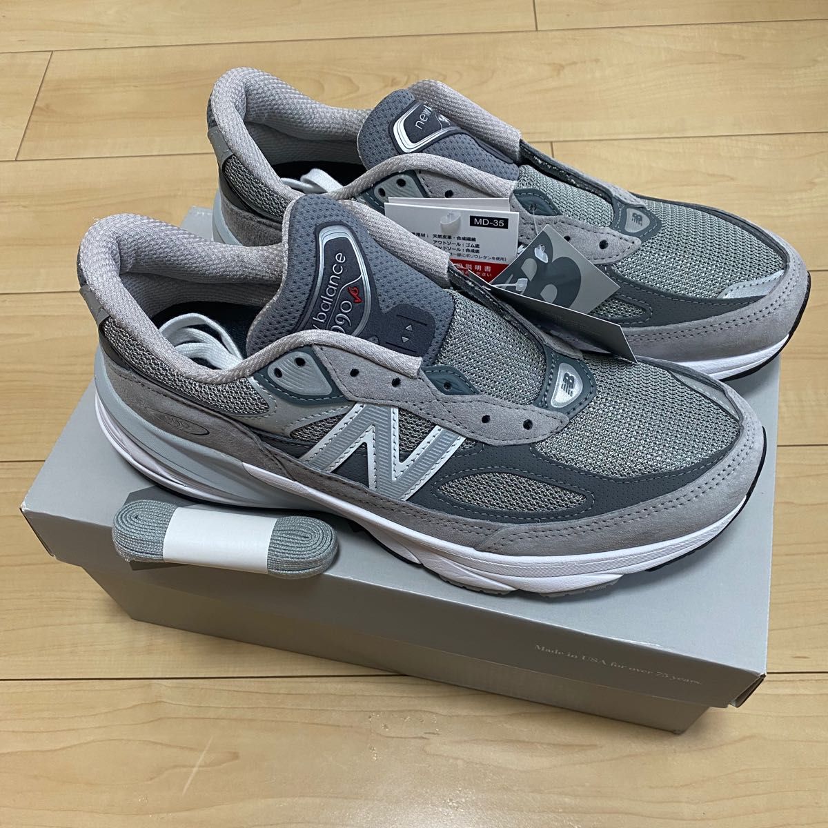 ニューバランス 990 V6 （NEW BALANCE Made in USA 990 v6 GL6）グレー