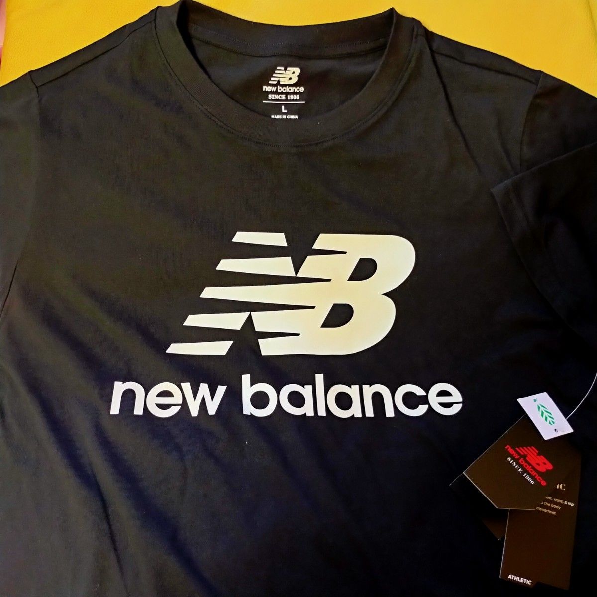 祝MVP New Balance 大谷翔平選手着用 スタックドロゴショートスリーブTシャツ ブラック US L JP XL