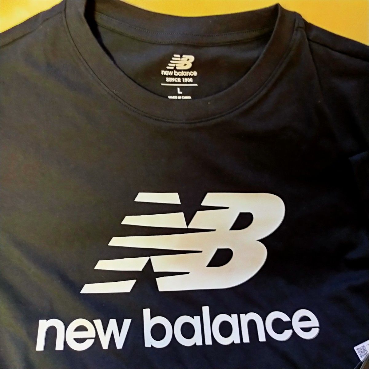 祝MVP New Balance 大谷翔平選手着用 スタックドロゴショートスリーブTシャツ ブラック US L JP XL