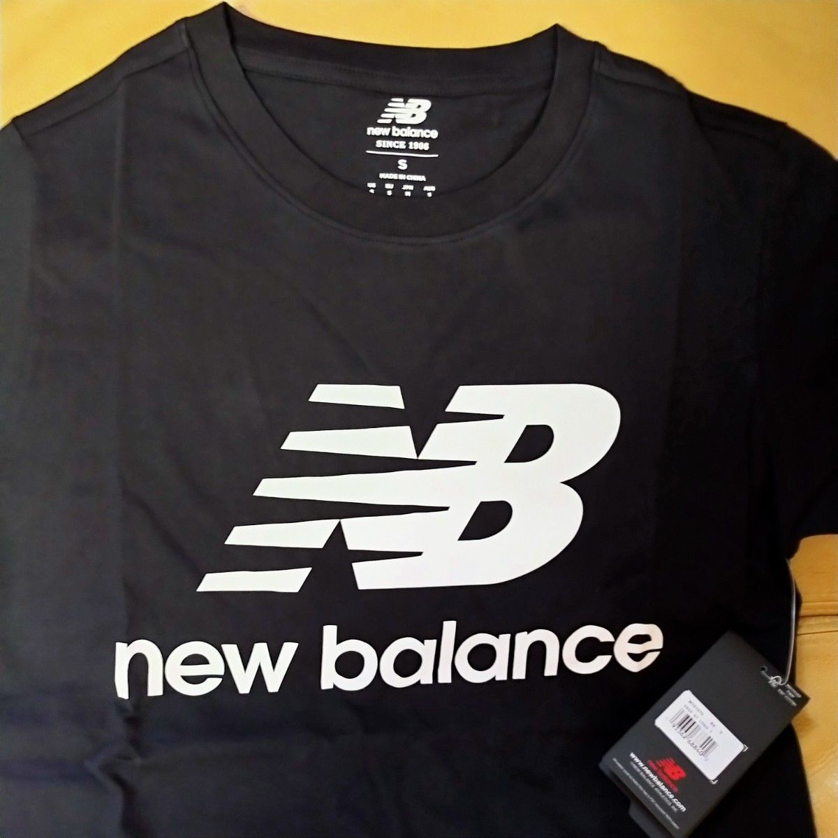 New Balance 大谷翔平選手着用 スタックドロゴ Tシャツ ブラック M