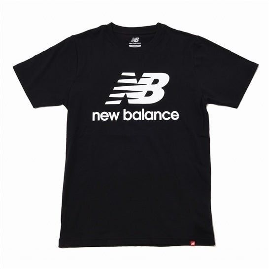 祝結婚 New Balance 大谷翔平選手CM着用モデル スタックドロゴショートスリーブTシャツ ブラック US M JP L