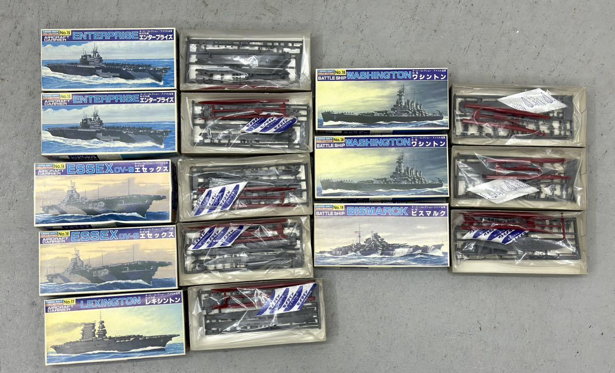 未組立あり■BANDAI 旧バンダイ プラモデル 31個 まとめ 1:2000 海軍 船 戦闘機 軍艦 航空母艦 模型■兵庫県姫路市から c4 23-276_画像3