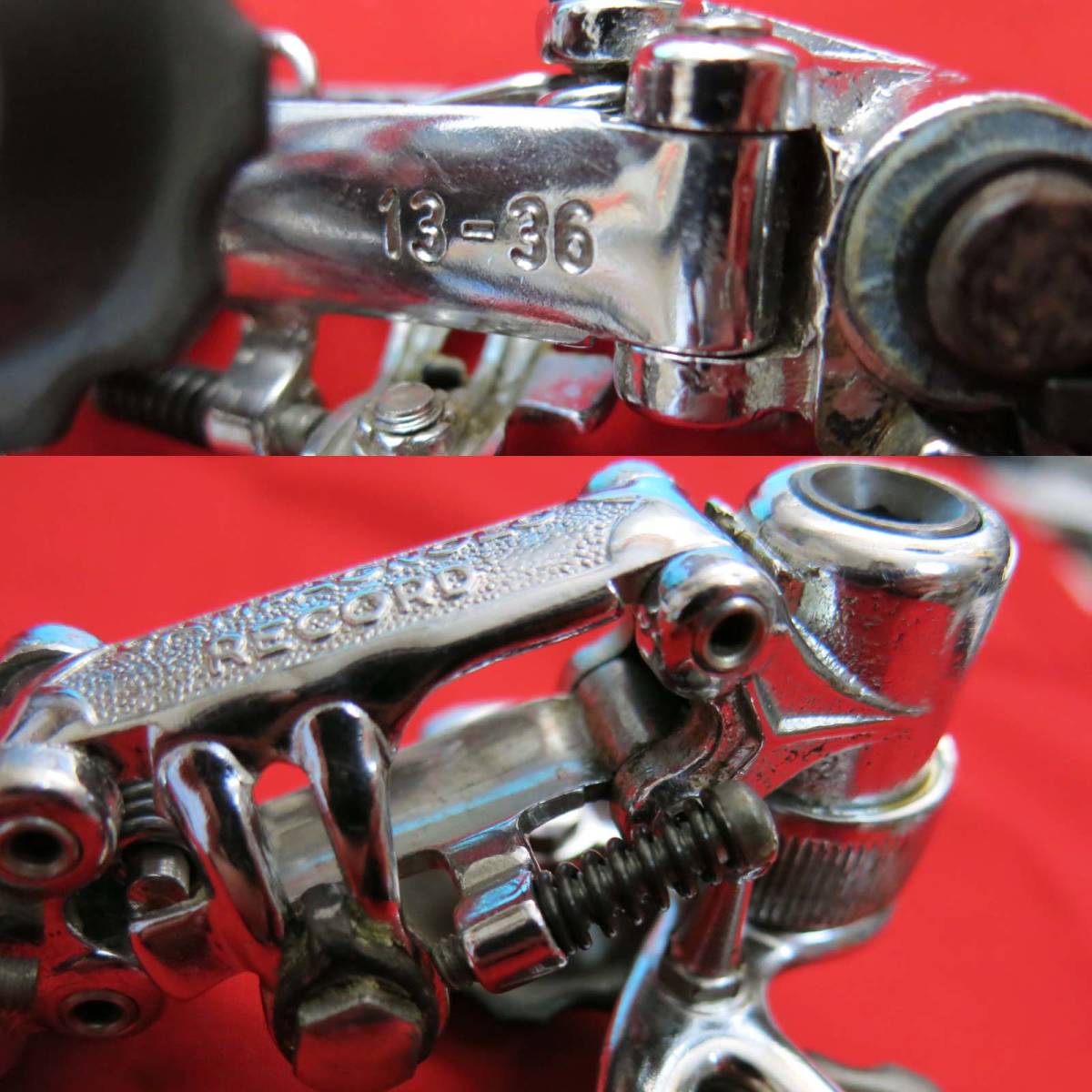 RD-00677　9227 カンパニョーロ CAMPAGNOLO 鉄RECORD リアディレイラー 中古_画像4