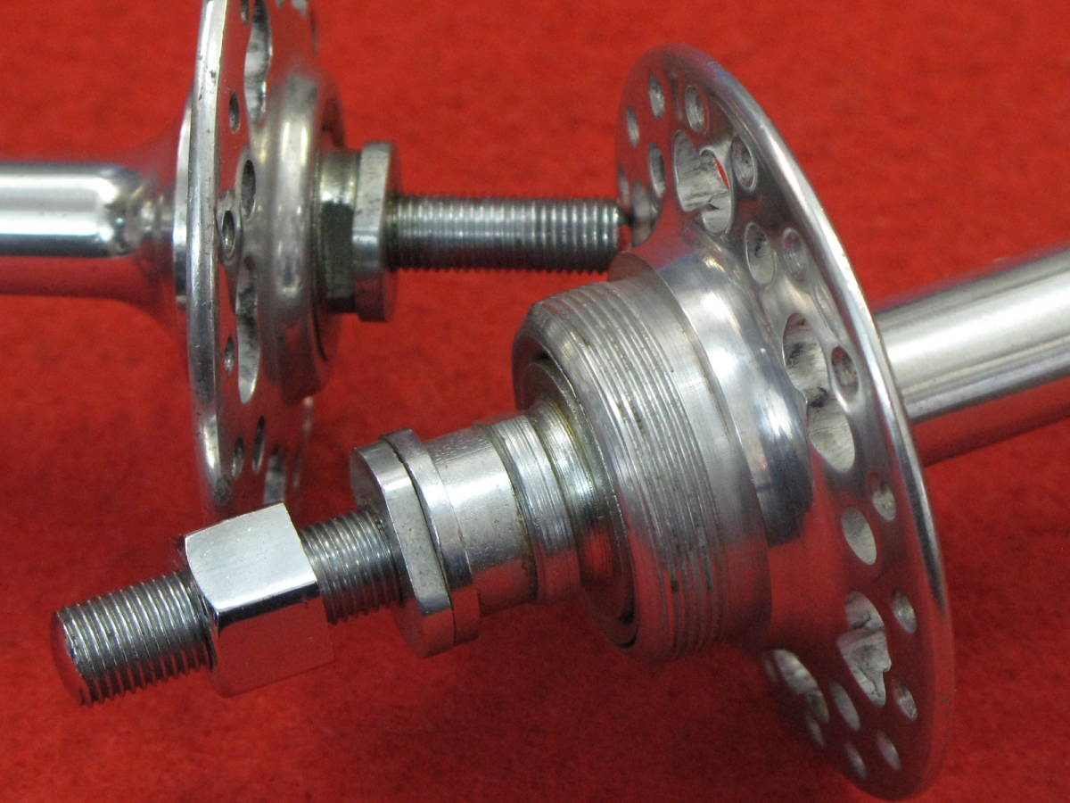 ピスト・競輪/NJS認定shimano【旧DURA-ACE】前後ラージハブR幅 ピスト・競輪/NJS認定shimano【旧DURA-ACE】前後ラージハブR幅