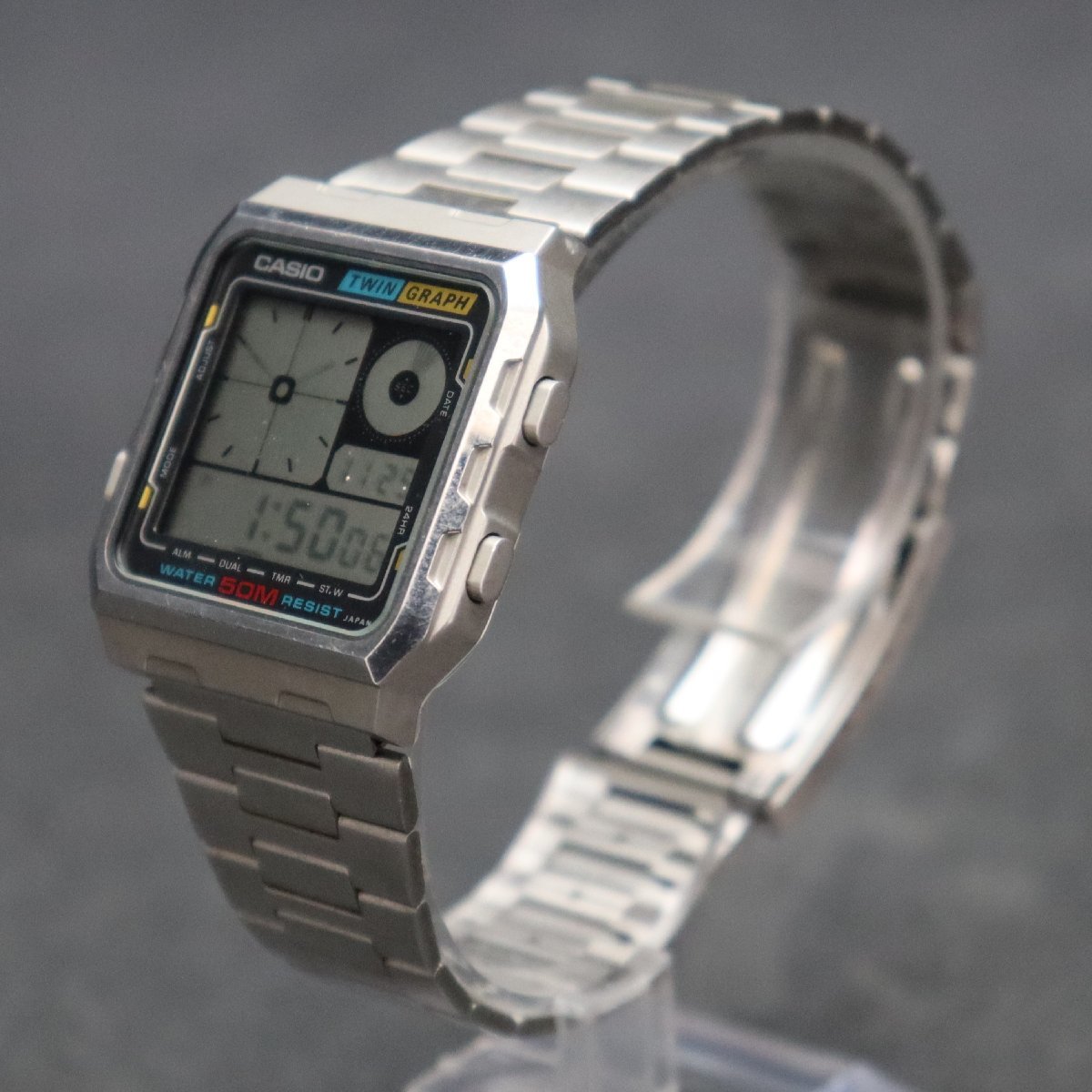 希少 CASIO Twin Graph カシオ ツイングラフ AE-210W クォーツ 希少 CASIO Twin Graph カシオ ツイングラフ AE-210W クォーツ