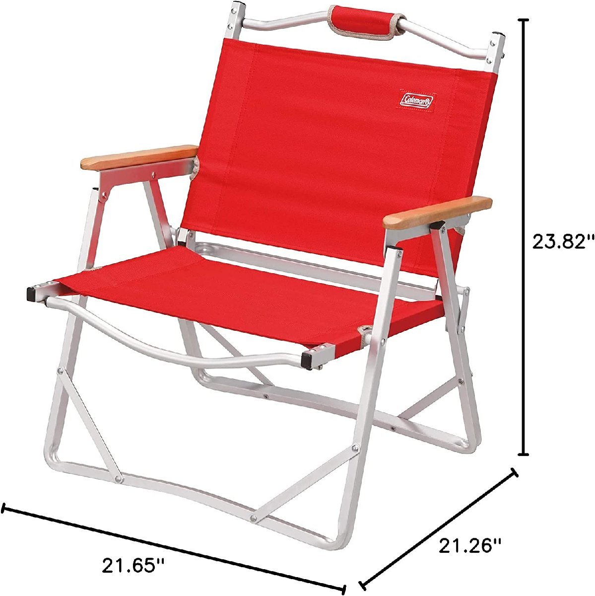  Coleman (Coleman) chair compact folding chair red 170-7670