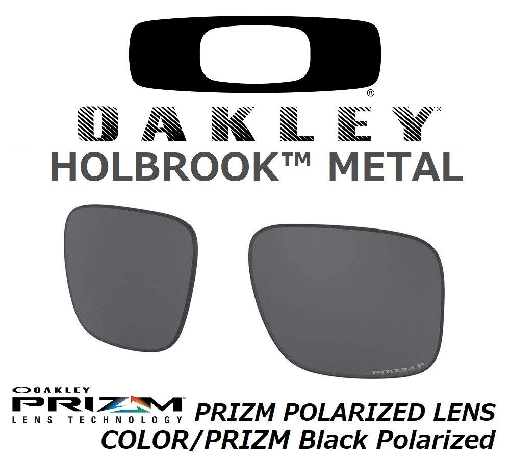 正規品 新品 純正 偏光 OAKLEY HOLBROOK METAL オークリー ホルブルック メタル PRIZM Black Polarized プリズム ポラライズド サングラス_画像1