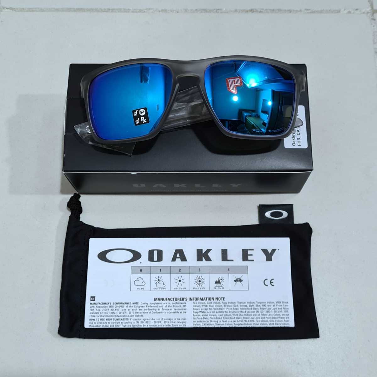 新品 偏光レンズ OAKLEY SLIVER XL オークリー スリバー SAPPHIRE POLARIZED サファイア イリジウム ポラライズド サングラス OO9341-0357_画像2