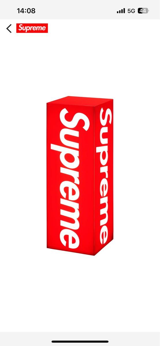 Supreme Box Logo Lamp Red シュプリーム ボックスロゴ ランプ Supreme Box Logo Lamp Red シュプリーム ボックスロゴ ランプ