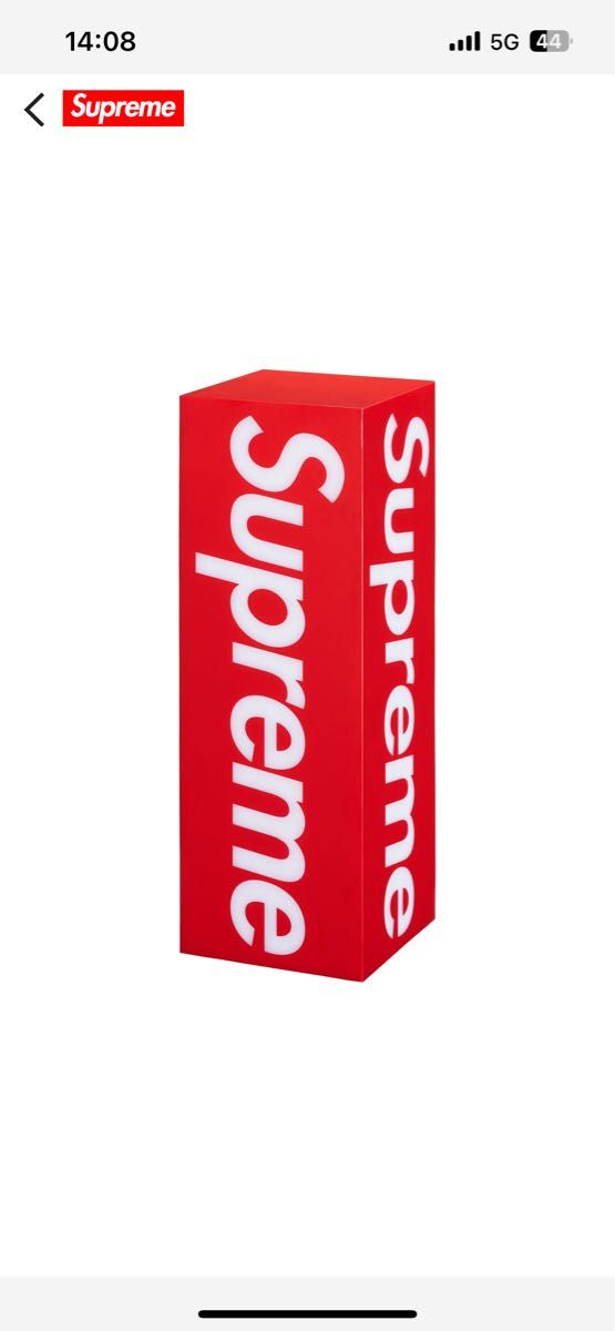 Supreme Box Logo Lamp Red シュプリーム ボックスロゴ ランプ Supreme Box Logo Lamp Red シュプリーム ボックスロゴ ランプ