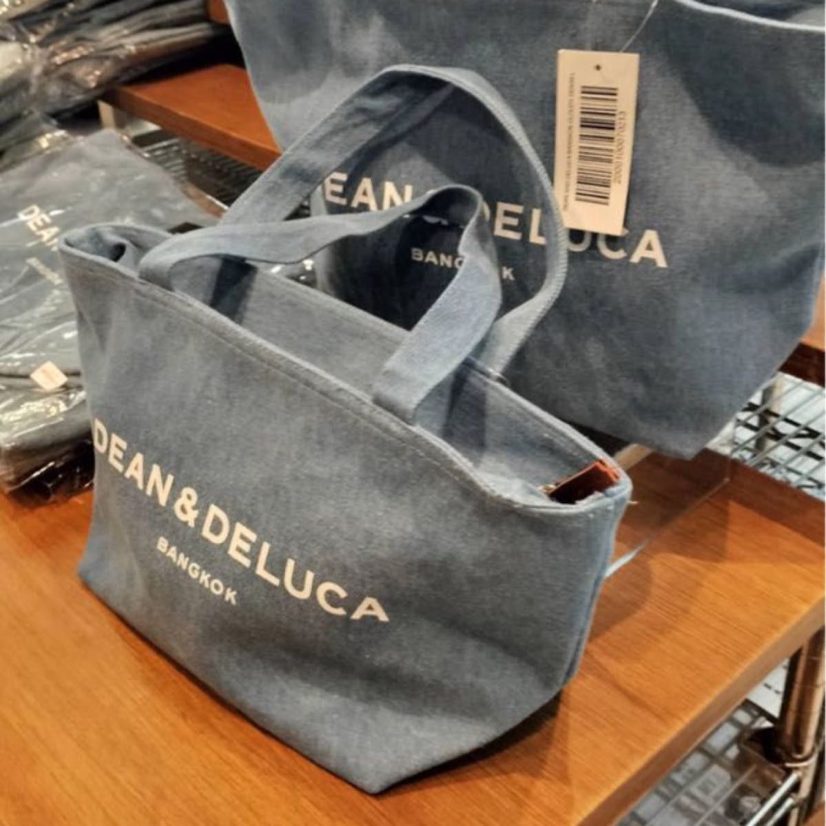 DEAN&DELUCA ディーン&デルーカ　タイ限定　デニムトートSサイズ