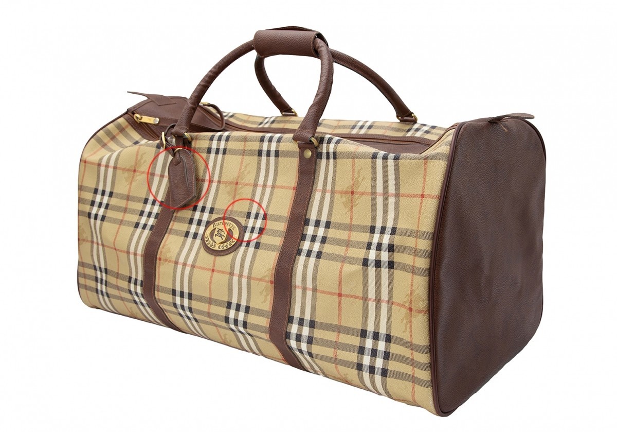  Burberry zBurberrys\' разделение рынок проверка двойной Zip сумка "Boston bag" бежевый 