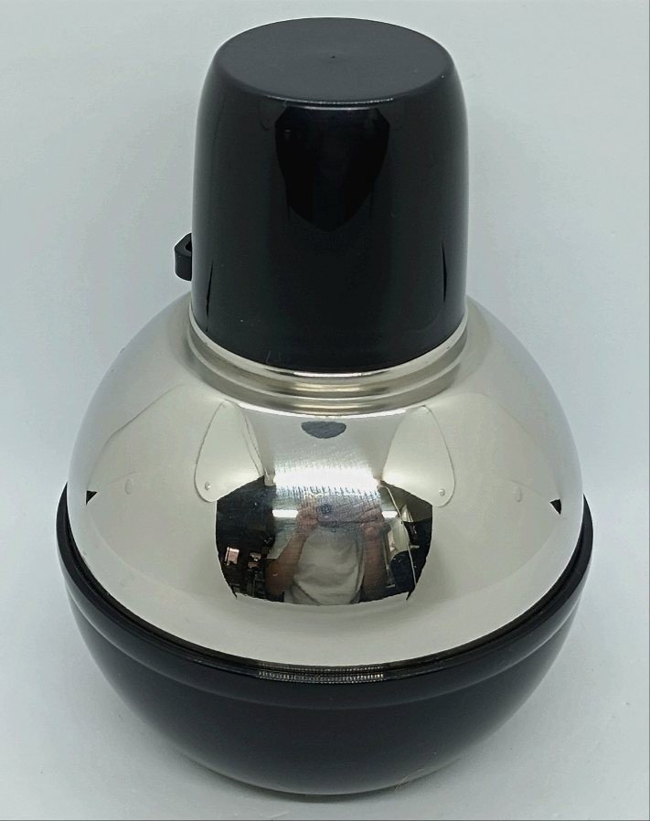 未使用品　希少レトロ　織田島器物製作所　ステンレス製丸型水筒　WT−500_画像3