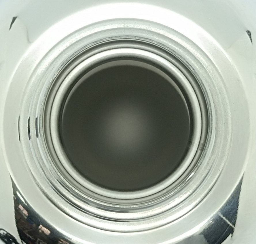 未使用品　希少レトロ　織田島器物製作所　ステンレス製丸型水筒　WT−500_画像8