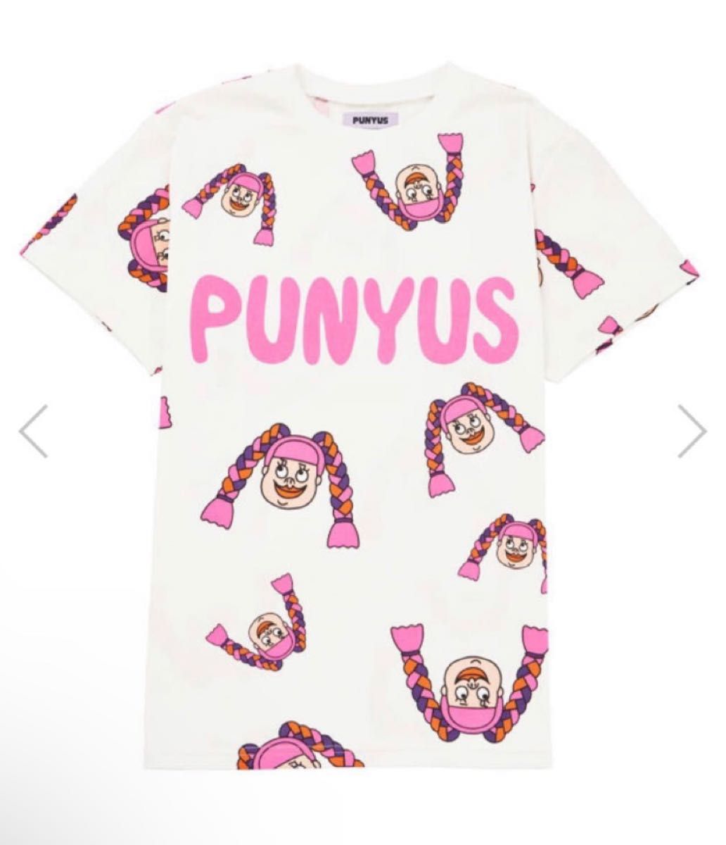PUNYUS】NAOMIちゃん 総柄Tシャツ-