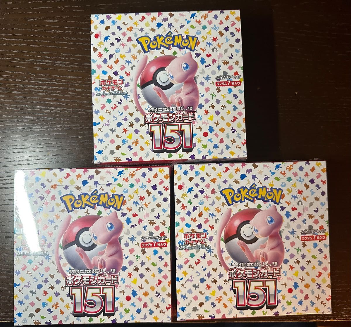 ポケモン カード 151 シュリンク付き 3BOX-