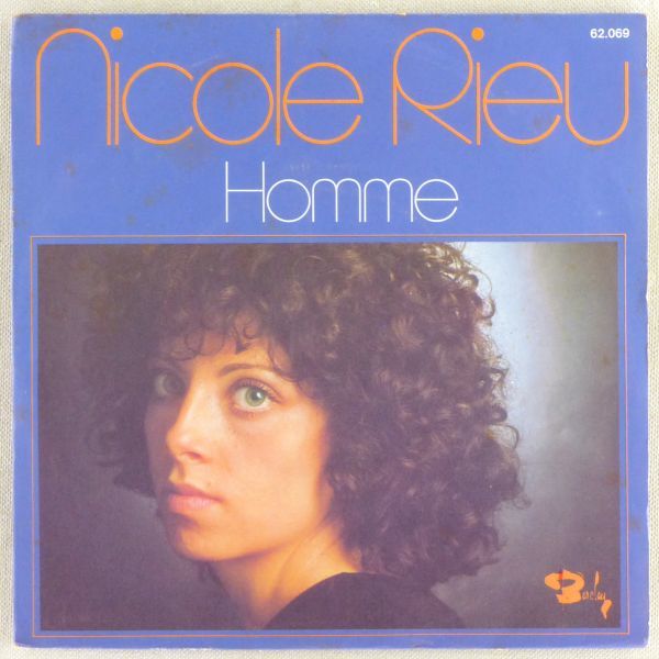 ■Nicole Rieu（ニコル・リユ）｜Homme／Rever ＜EP 1974年 フランス盤＞_画像1