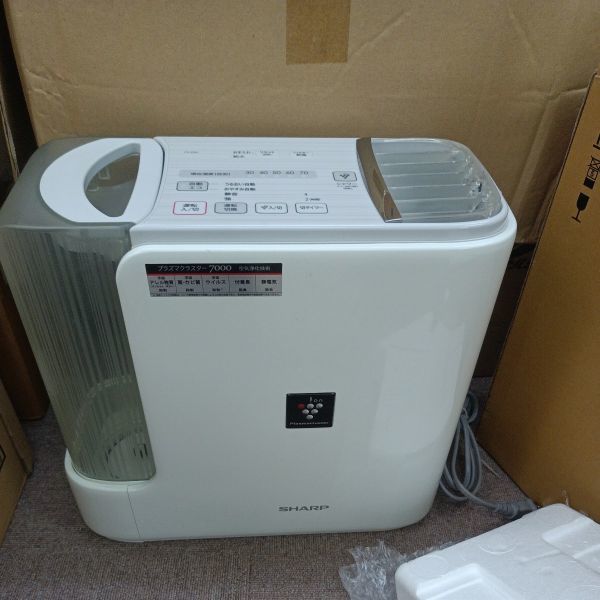 Yahoo!オークション - 激安 中古 SHARP/シャープ 加熱気化式加湿機 HV-...