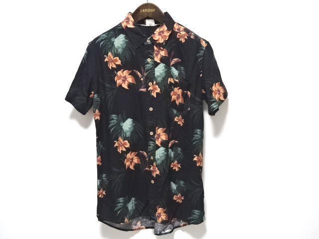 新品 TCSS 18ss SOLSTICE SS SHIRT M size / ティーシーエスエス フラワープリント アロハシャツ PHANTOM メンズ 定価11880円_画像2