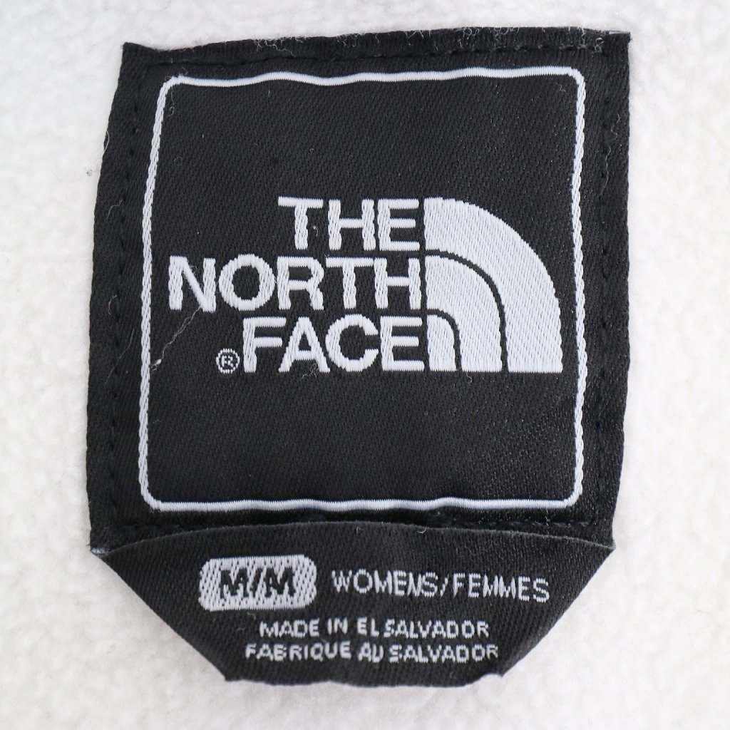 THE NORTH FACE ノースフェイス デナリ POLARTEC フリースジャケット 防寒 アウトドア ホワイト (レディース Ｍ) 中古 古着 N5328_画像10