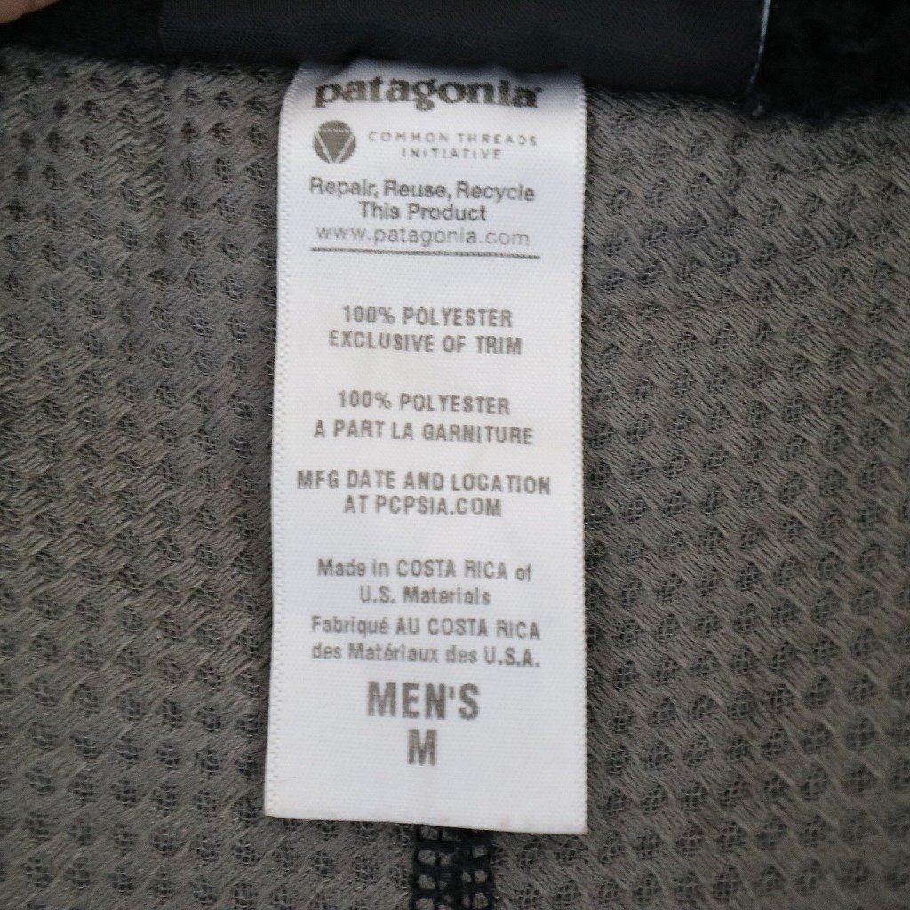 patagonia パタゴニア レトロX フリースベスト 防寒 アウトドア キャンプ ブラック (メンズ M) 中古 古着 N5756_画像7