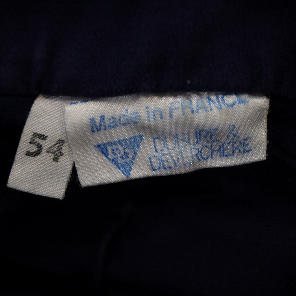 フランス製 DUBURE DEVERCHERE モールスキンパンツ ワーク ユーロ ヨーロッパ古着 ブルー (メンズ 54) 中古 古着 N5733_画像8
