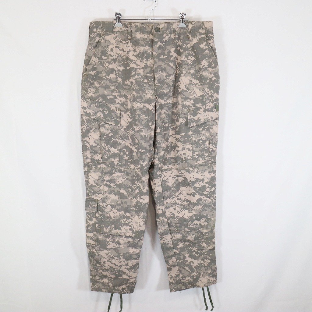 2000年代〜 米軍実物 U.S.ARMY コンバットパンツ ミリタリー デジタルカモ柄 (メンズ LARGE‐REGULAR) 中古 古着 N8320_画像1