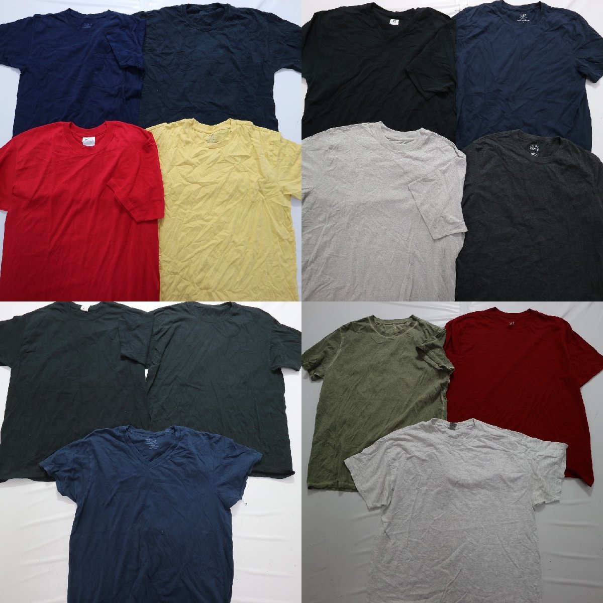 ◎☆半袖無地TシャツMIX set 丸首 Vネック GAP 他 (メンズL/M) 14枚