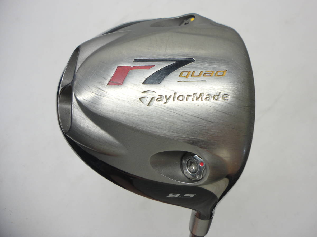 ★即決！★TaylorMade/テーラーメイド★メンズ右打ち用ドライバー/1番ウッド/1W★r7 quad★9.5°★SPEEDER TOUR SPEC SPD-553 Fujikura★_画像1