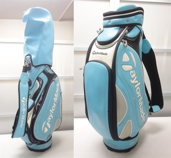 ☆即決☆TaylorMade☆テーラーメイド☆キャディバッグ☆水色☆口枠5