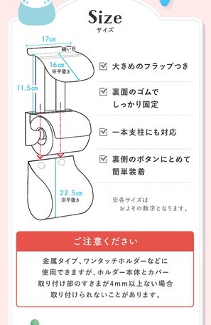 送料込み【Kotori Smile】トイレットペーパーホルダーカバー♪　★にぎころセキセイ(グリーン)　セキセイインコ_画像7