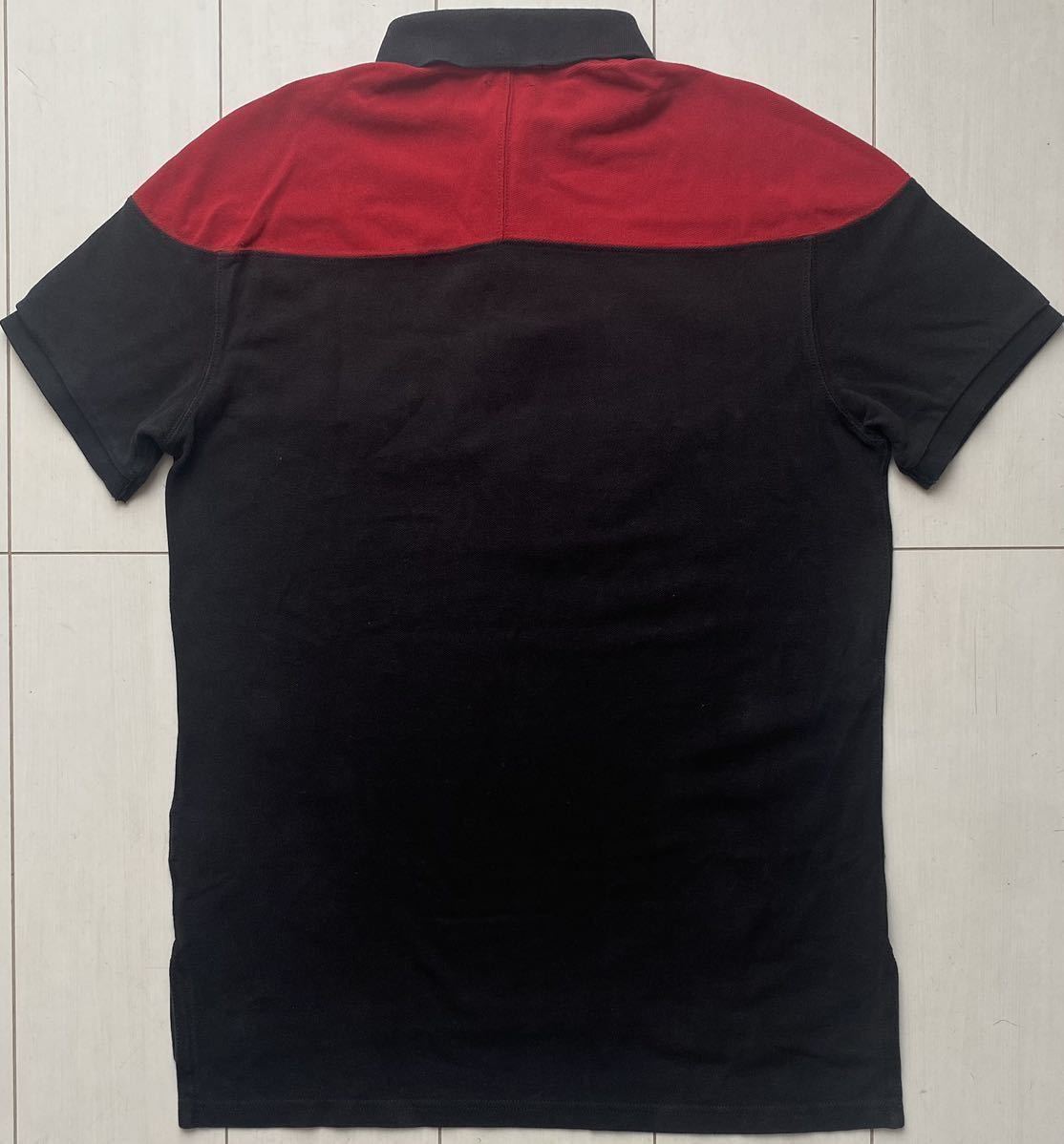 送料無料 美品 POLO RALPH LAUREN ラルフローレン P-WING foot P ウイング フット チェーンステッチ 刺繍 ポロシャツ 2-TONE 黒 sport rrl 送料無料 美品 POLO RALPH LAUREN ラルフローレン P-WING foot P ウイング フット チェーンステッチ 刺繍 ポロシャツ 2-TONE 黒 sport rrl