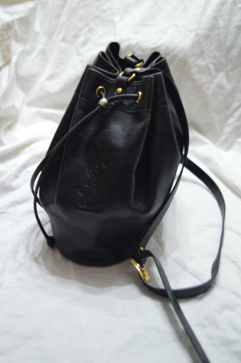 最新人気 C319 レア A ステッチ YSL レザー ロゴ ショルダーバッグ 巾着 イヴサンローラン Laurent Saint Yves オールド 中古 ヴィンテージ かばん、バッグ 最新人気 C319 レア A ステッチ YSL レザー ロゴ ショルダーバッグ 巾着 イヴサンローラン Laurent Saint Yves オールド 中古 ヴィンテージ かばん、バッグ