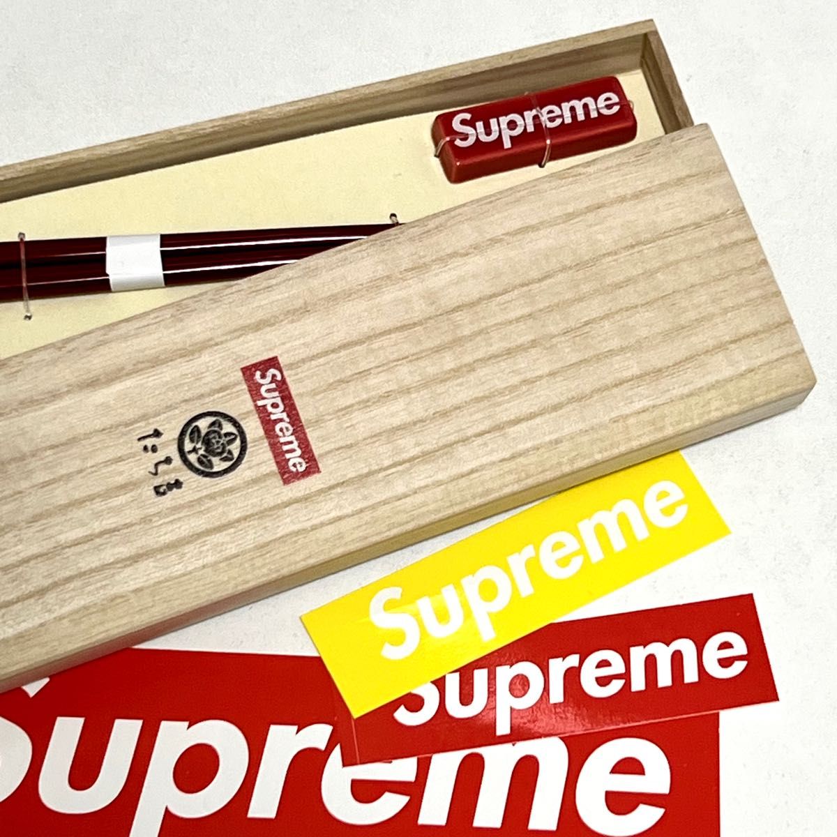 レッド】Supreme Chopstick Set 2023FW Week1 シュプリーム 箸 Red 