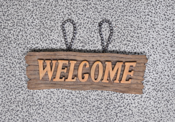 [ including carriage ] mail service shipping #WELCOME welcome board PL064112( changer attaching )(* mail service shipping )